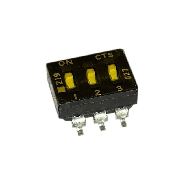 【219-3MSTR】SWITCH SLIDE DIP SPST 0.1A 20V