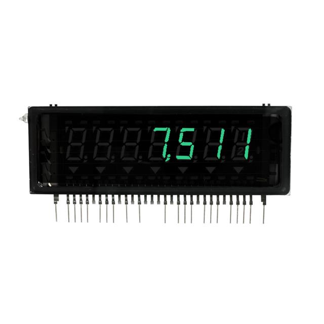 【D0107LT-33-0701A】DISPLAY VFD 7-SEG 1X7 12.5MM