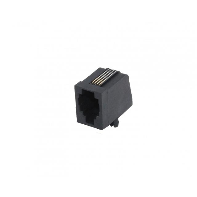【MHRJJ44NFRA】4P4C SOCKET RIGHT ANGLE NO FLANG
