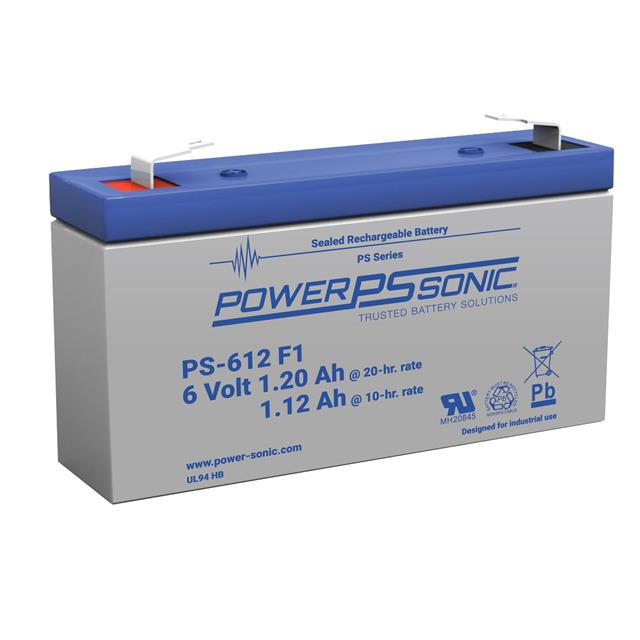 BATTERY LEAD ACID 6V 1.2AH【PS-612 F1】