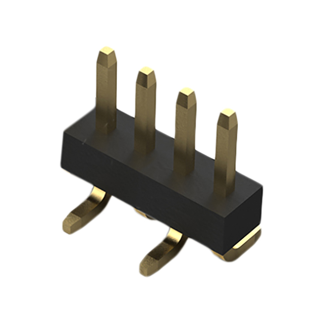 【BC032-04-A-2-0200-0200-L-B】4POS 1.0MM PITCH PIN HEADER, TYP