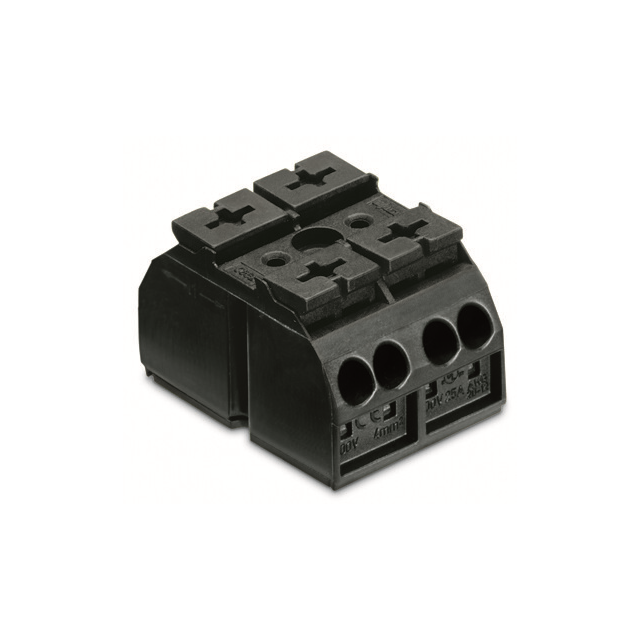 【862-552】TERM BLK 2POS BLACK