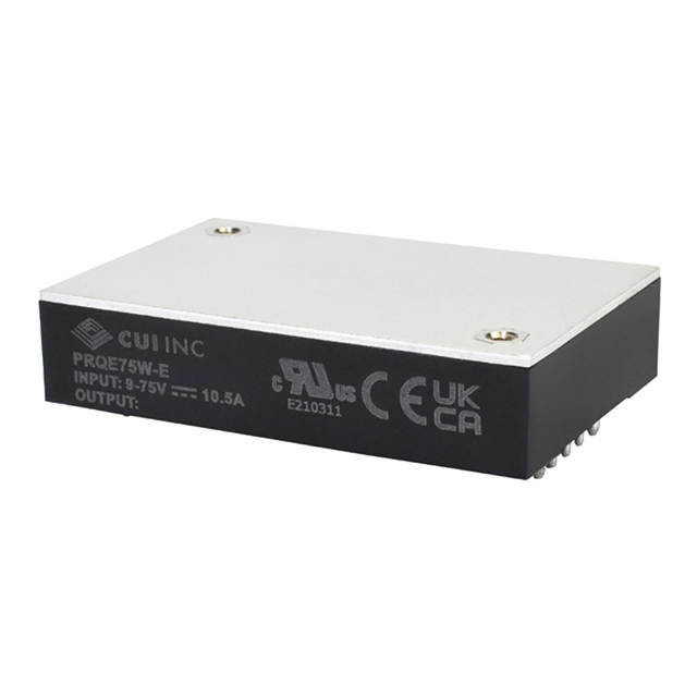 【PRQE75W-E12-S48-D】DC-DC ISOLATED, 75 W, 9~75 VDC I