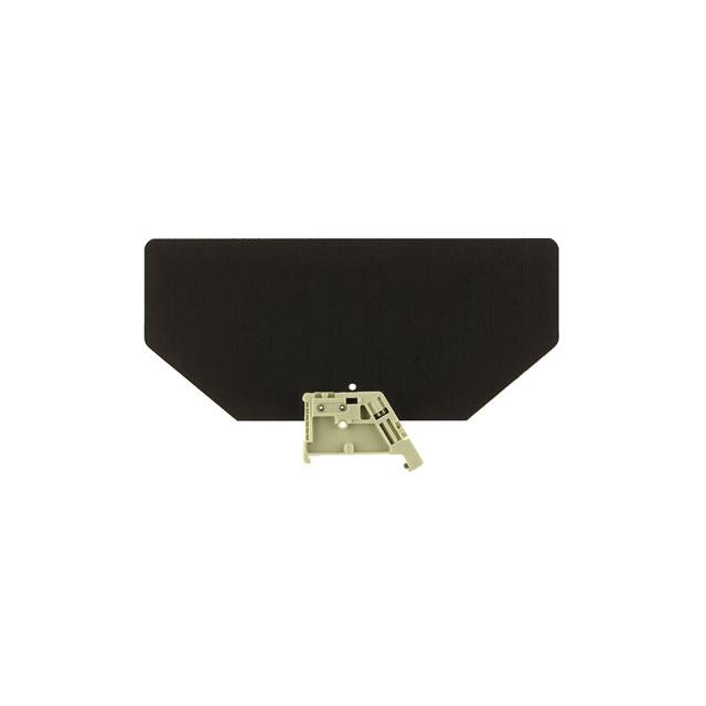 CONN TERM BLK END PLATE RAIL【0180600000】