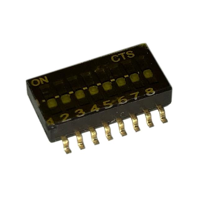 【218-8LPSTRF】SWITCH SLIDE DIP SPST 0.025A 24V [digi-reel品]