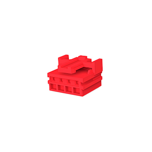 CONN PLUG HSG 4POS 2.00MM【1-1971030-4】