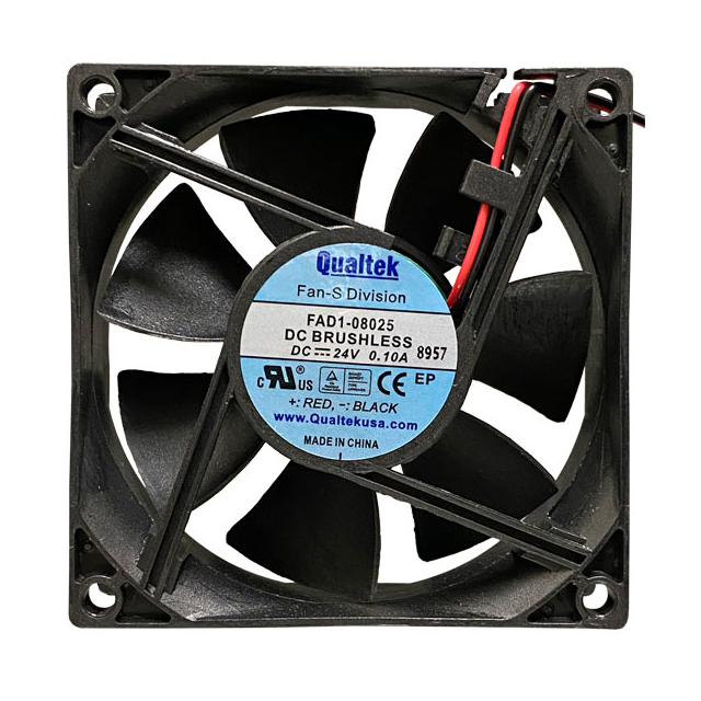 【FAD1-08025DHLW11-A】FAN AXIAL 80X25MM 24VDC WIRE