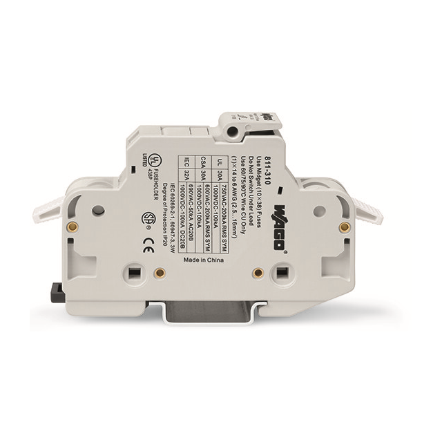 【811-310】2-CONDUCTOR FUSE TERMINAL BLOCK;