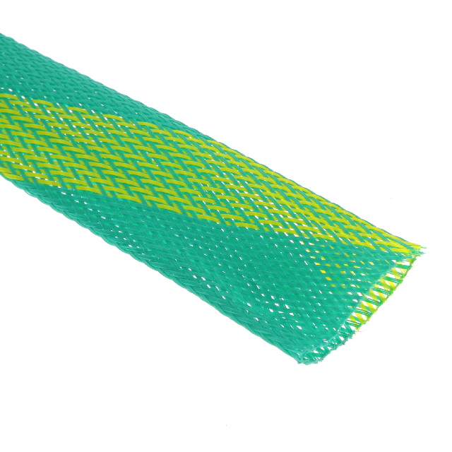 【G1101/8 GY005】SLEEVING 0.093" X 100' GREEN/YLW