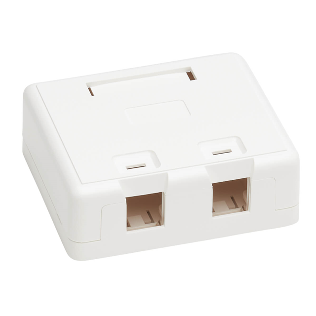 【N082-002-WH】SURFACE-MOUNT BOX FOR KEYSTONE J