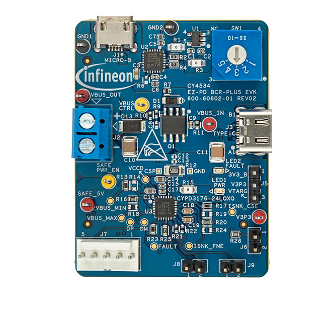 【CY4534】EVAL BOARD FOR CYPD3176