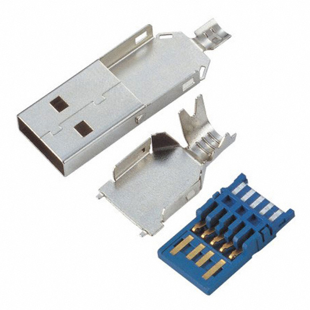 【1003-023-01300】CONN PLUG USB3.0 TYPEA 9POS SLD