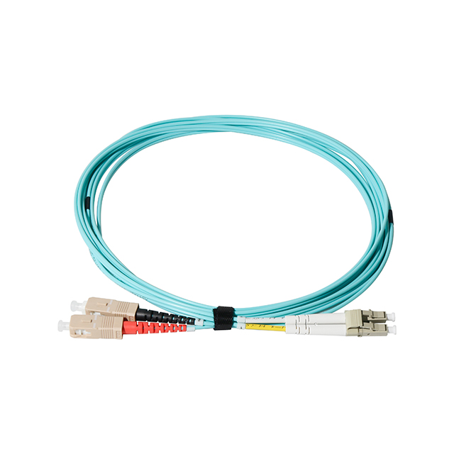 LC-SC OM3 Duplex Fiber Jumper 3M【ADT-PC-LCSC-OM3DX-RAQ-3M】