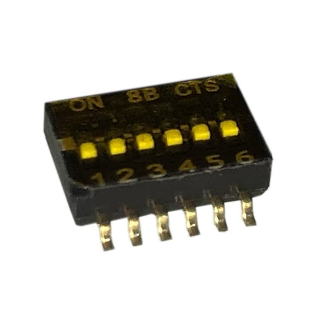 【218-6LPSTRF】SWITCH SLIDE DIP SPST 0.025A 24V [digi-reel品]