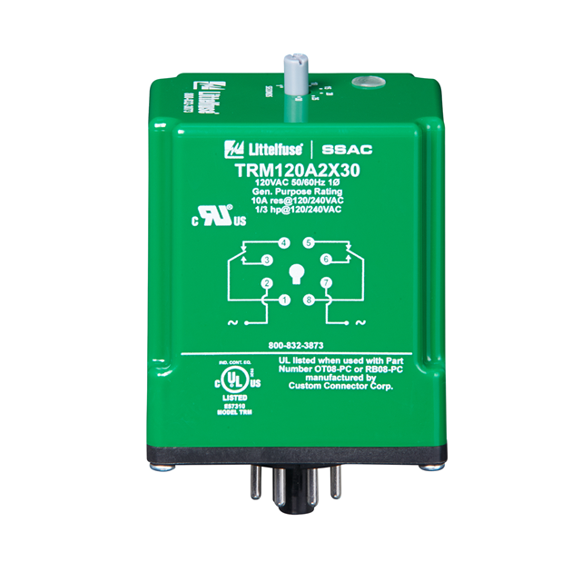 RELAY TIME DELAY 30SEC 10A 120V【TRM120A2X30】
