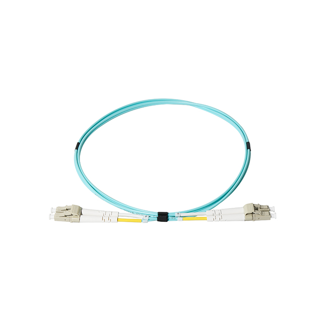 LC-LC OM3 Duplex Fiber Jumper 1M【ADT-PC-2LC-OM3DX-RAQ-1M】