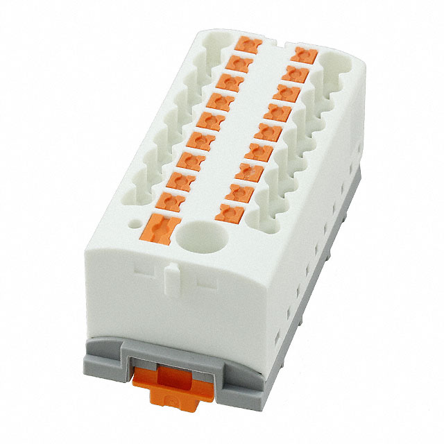【3273122】TERM BLK 19POS WHITE