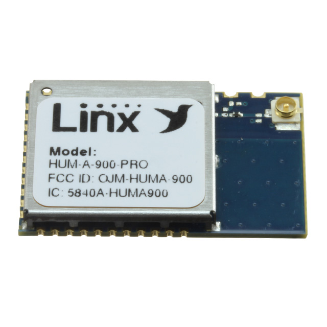 【HUM-A-900-PRO-CAS】RF TXRX MOD ISM<1GHZ CAST SMD