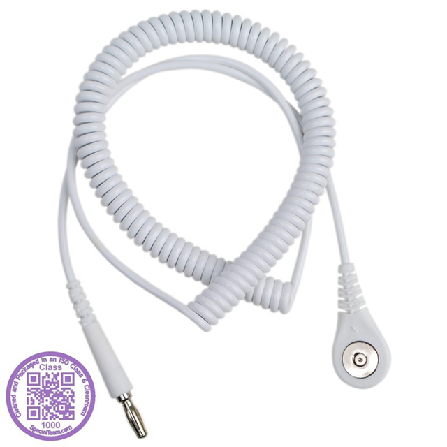 【09209】CORD, COIL, JEWEL, MAGSNAP,  WHI