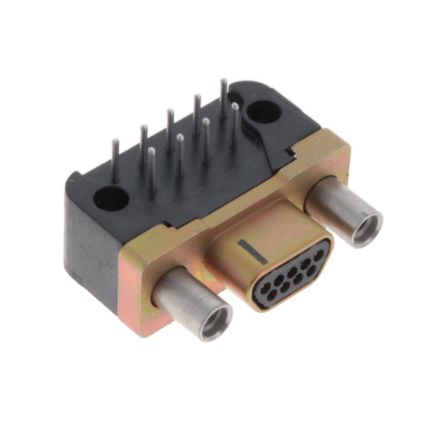 【M83513/10-A01CP】CONN MICRO-D PLUG 9POS R/A SLDR