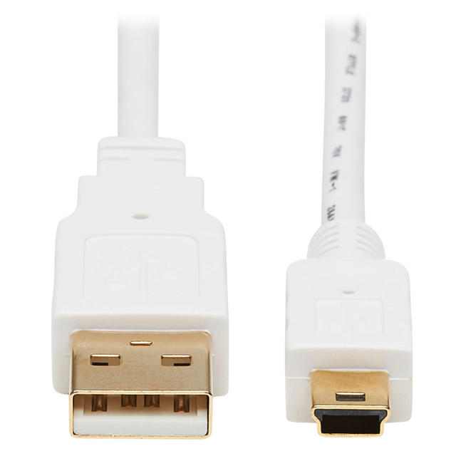 CBL USB2.0 A PLUG-MIN B PLUG 3'【U030AB-003-WH】