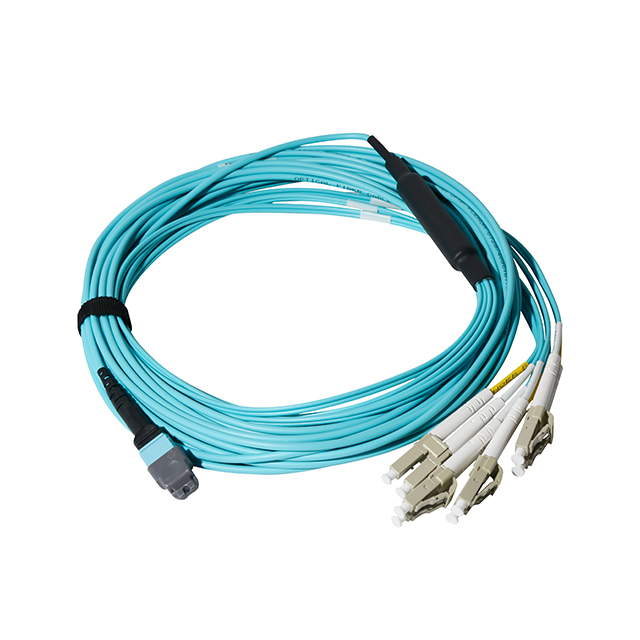 MTP(F)-LC,8F,OM3,OFNP Aqua, 10M【ADT-PC-MTPLC-OM3F8-PAQ-10M】