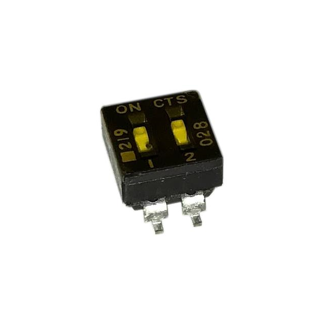 【219-2LPST】SWITCH SLIDE DIP SPST 0.1A 20V