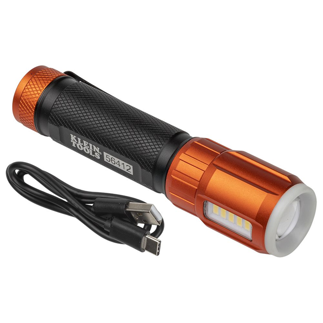 【56412】RECHARGEABLE LED FLASHLIGHT WITH