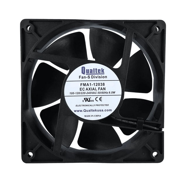 【FMA1-12038WBHT12】EC FAN, 120X120X38MM, 2-BALL BEA