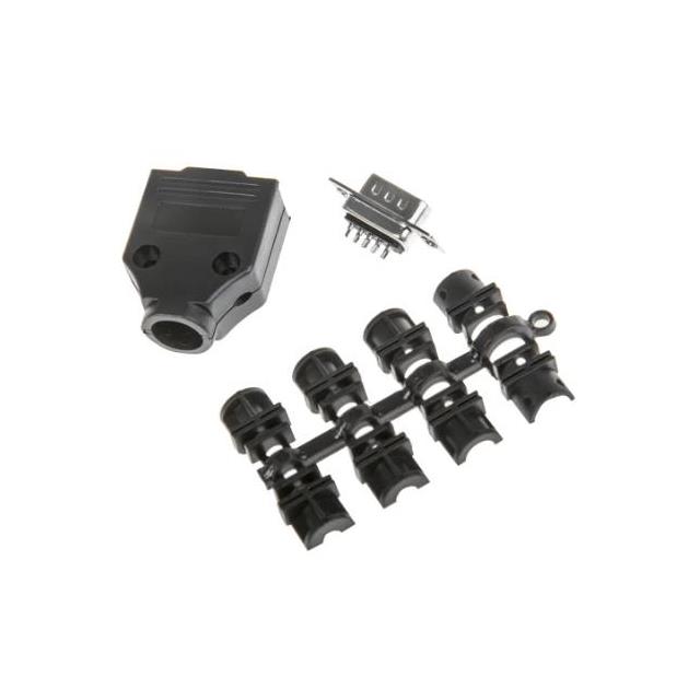 【MHDTPPK9-DB9P-K】9 WAY D-SUB HOOD PLASTIC TOP ENT