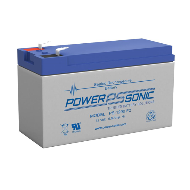 【PS-1290 F2】BATTERY LEAD ACID 12V 9AH