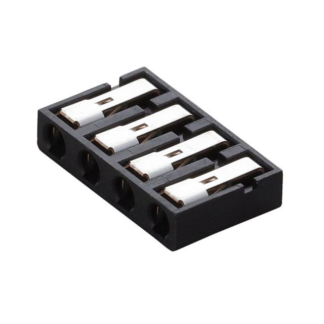 【009296004202806】CONN WIRE POKE-IN 4POS SMD RA