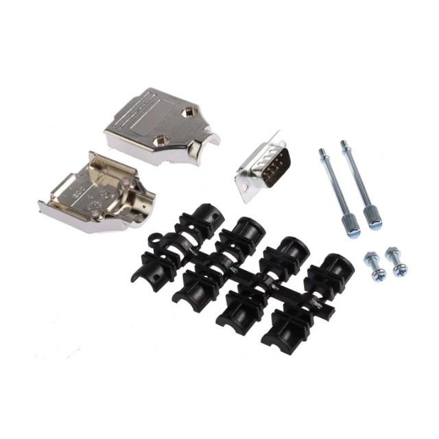 9 WAY D-SUB HOOD METPLAS TOP ENT【MHDTPK9-DB9P-K】