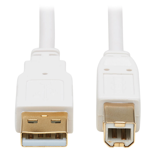 CBL USB2.0 A PLUG TO B PLUG 6'【U022AB-006-WH】