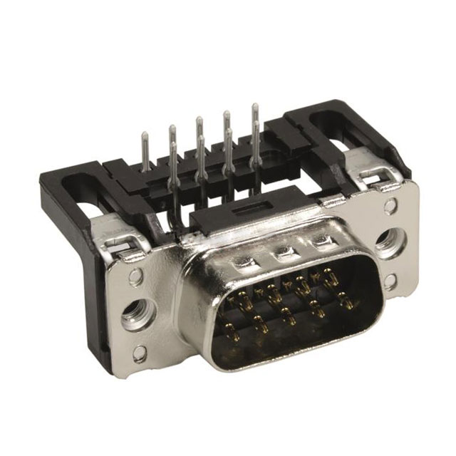 CONN D-SUB PLUG 9POS R/A SOLDER【09651237801】