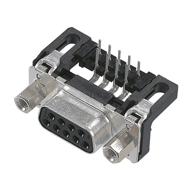 CONN D-SUB RCPT 9POS R/A SOLDER【09661136600】