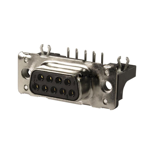 CONN D-SUB RCPT 9POS R/A SOLDER【09661566617】