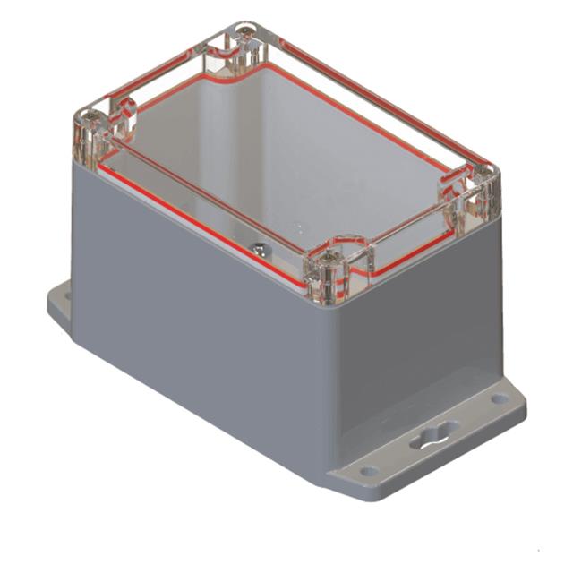 【RBF53P06C28G】PLASTIC BOX ENCLOSURE WITH FLANG