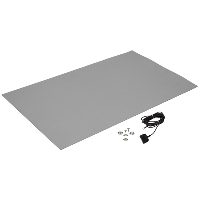 【770781】TABLE MAT RUBBER DK GRY 5'X2.5'
