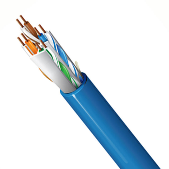 CABLE CAT6A 8CON 23AWG WHT 1000'【10GX13 0091000】
