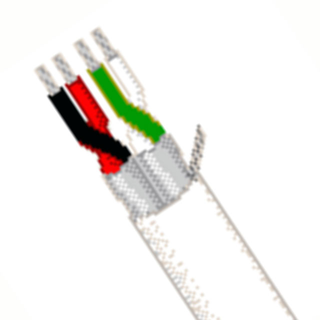 MULTI-PAIR 4COND 22AWG WHT 100'【1325A 009500】
