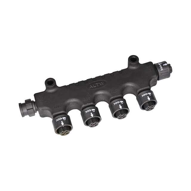 CONN T-ADAPTER 5P-5P M-F INLINE【AB-AD-555555-FFFFMF-Q001】