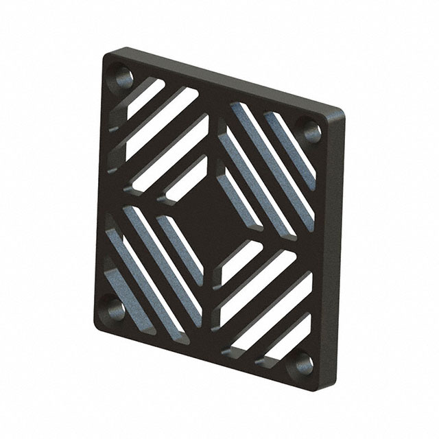 【RFG-040-T】FAN FINGER GUARD BLACK 40X40