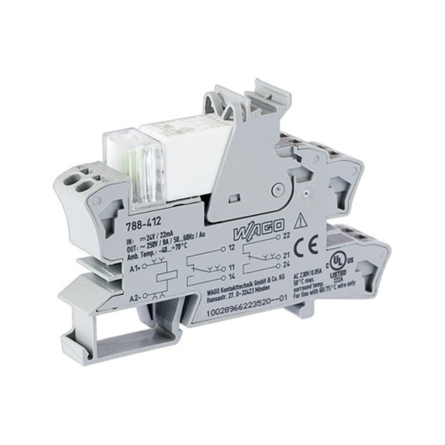 RELAY GEN PURPOSE DPDT 8A 24V【788-412】