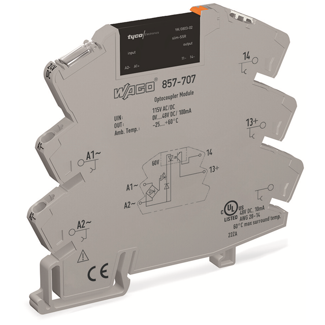 【857-707】SSR RELAY SPST-NO 100MA 0-48V