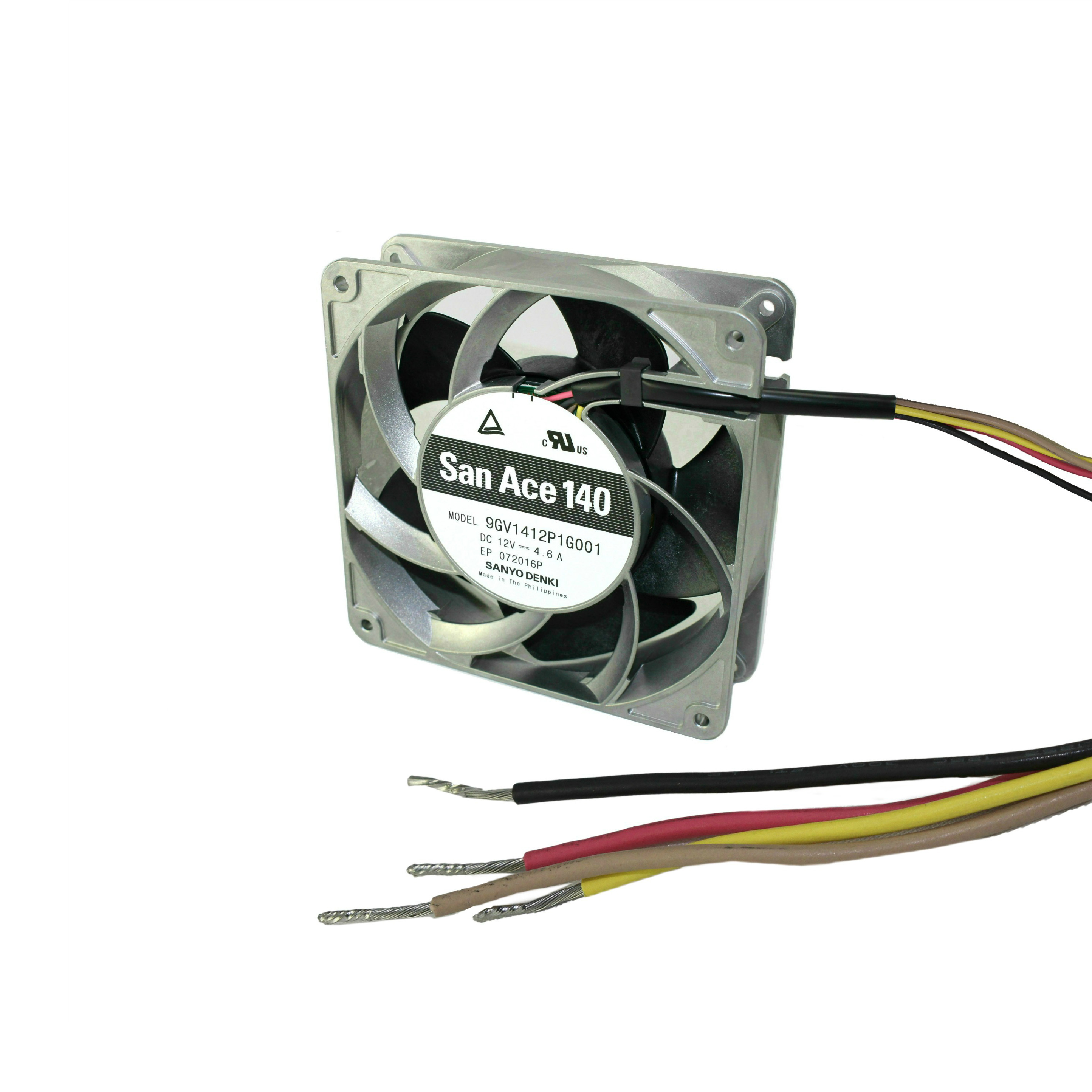FAN AXIAL 140X38MM 12VDC WIRE【9GV1412P1G001】