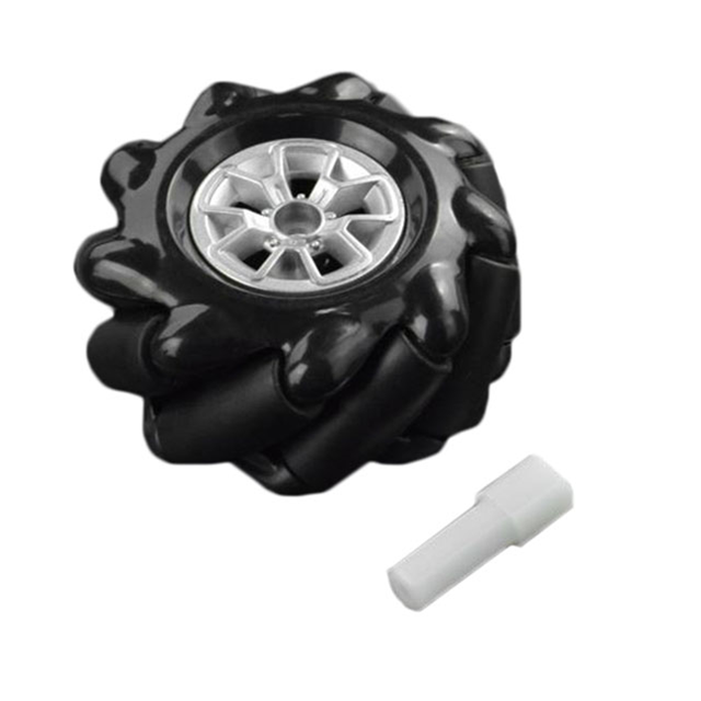 【FIT0766】BLACK MECANUM WHEEL WITH MOTOR S