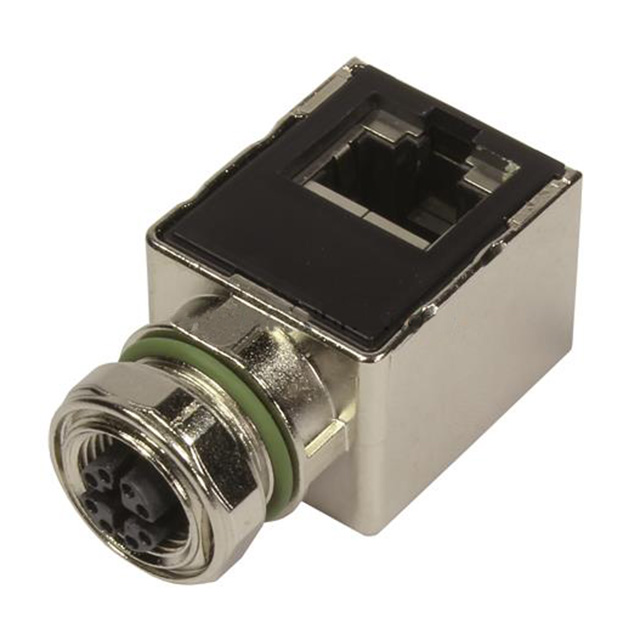ADAPTER M12 RJ45 CAT 6A ANGLED【21033814800】