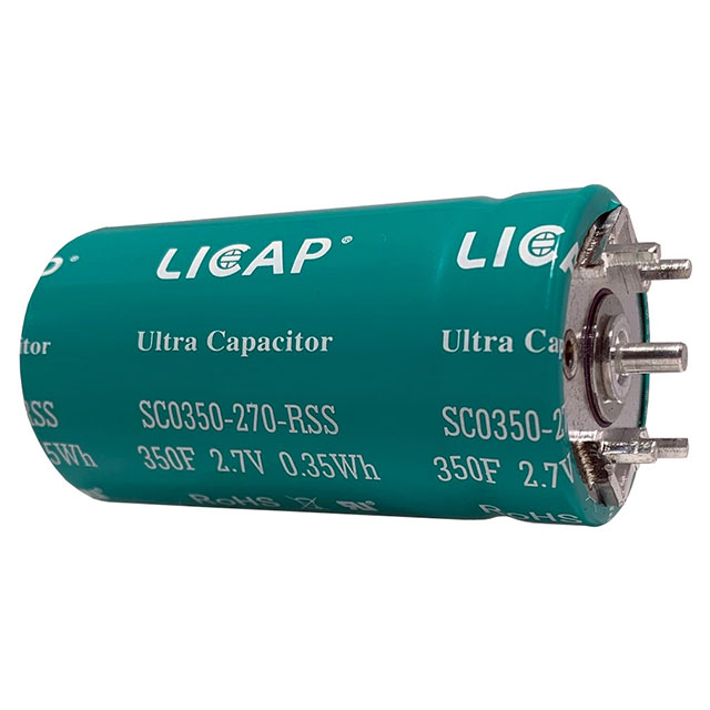 CAPACITOR 350F 0%/20% 2.7V TH【SC0350-270-RSS】