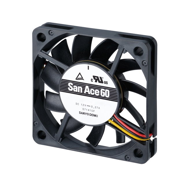 FAN AXIAL 60X15MM 12VDC WIRE【9GA0612G9001】
